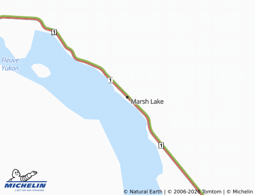 Mappa MICHELIN Marsh Lake - ViaMichelin