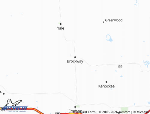 Mappa MICHELIN Brockway - ViaMichelin