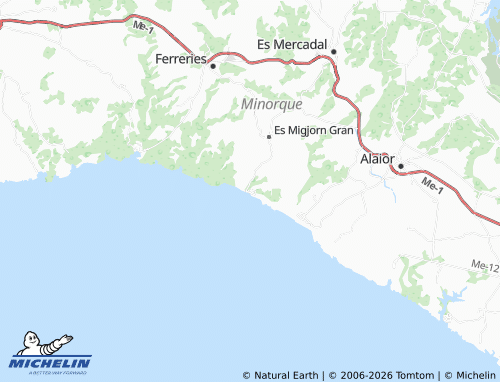 Mapa MICHELIN Sant Tomàs - ViaMichelin