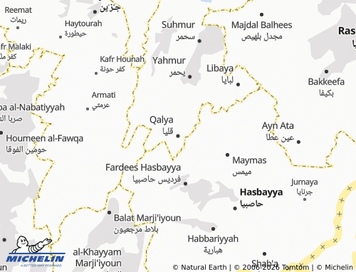 Mapa MICHELIN Qalya - ViaMichelin