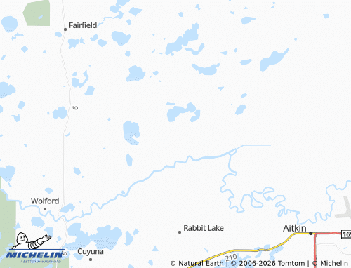 Mapa MICHELIN Dean Lake - ViaMichelin