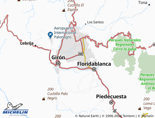 MICHELIN Manuela Beltrán map - ViaMichelin