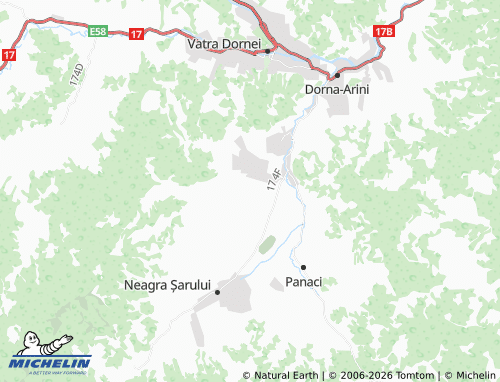 MICHELIN Sărișoru Mare map - ViaMichelin