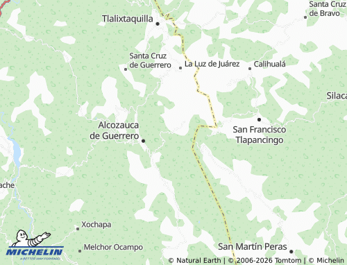 MICHELIN-Landkarte Cruz Fandango - ViaMichelin