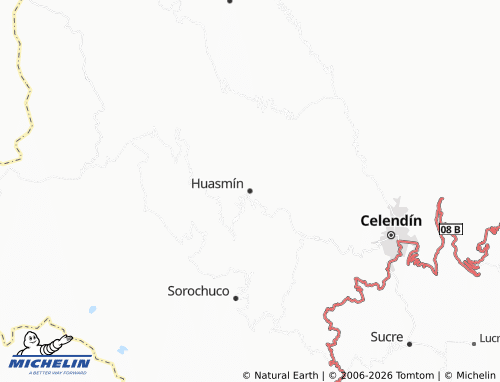 MICHELIN Huasmín map - ViaMichelin