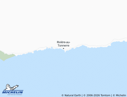 Mapa MICHELIN Rivière-au-Tonnerre - ViaMichelin