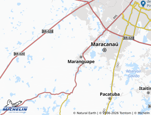 MICHELIN Pirapora map - ViaMichelin