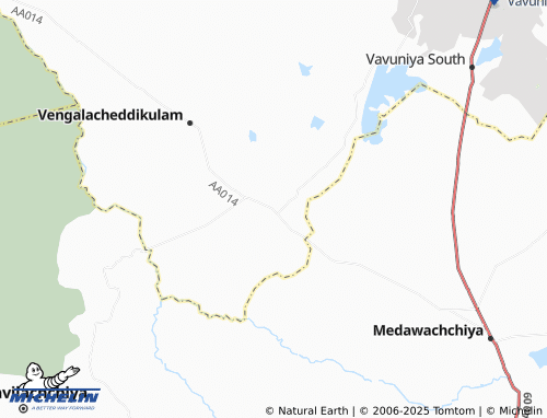 MICHELIN Neriyakulam map - ViaMichelin