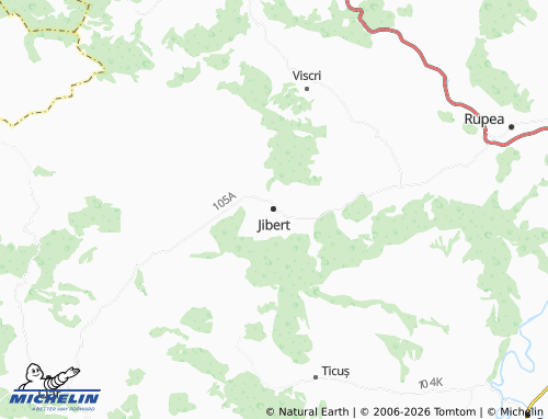 MICHELIN Jibert map - ViaMichelin