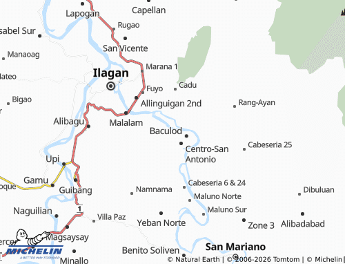MICHELIN Cabeseria 27 map - ViaMichelin