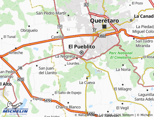 MICHELIN La Negreta map - ViaMichelin