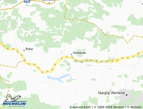 Mapa MICHELIN Vadakstes pagasts - ViaMichelin