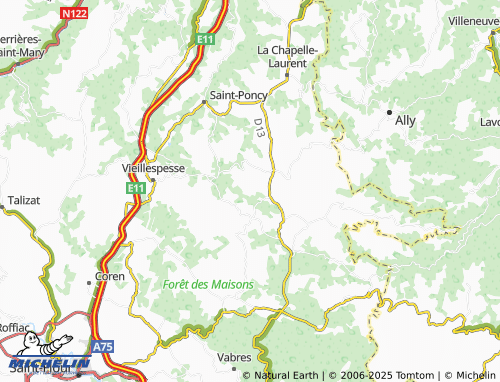 MICHELIN La Naute map - ViaMichelin