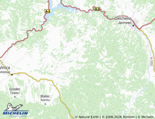 Mapa MICHELIN Trstino - ViaMichelin