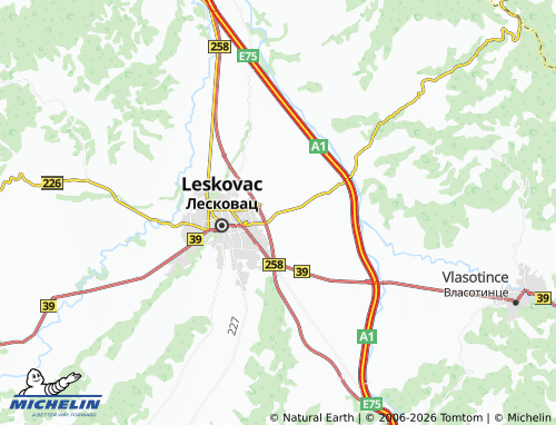 Mapa MICHELIN Bratmilovce - ViaMichelin