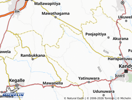 MICHELIN Dunkumbura map - ViaMichelin