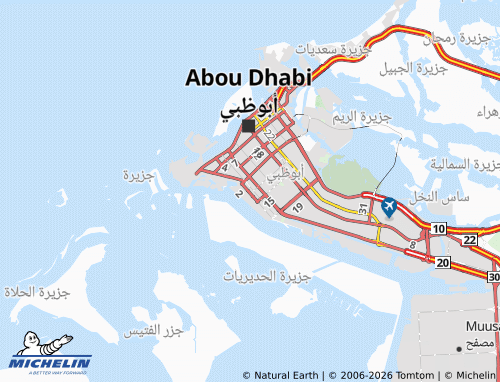 MICHELIN Al Bateen 96 map - ViaMichelin