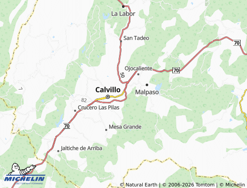 Mappa MICHELIN Rincón de Baltazares - ViaMichelin