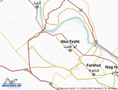 Mappa MICHELIN al-Qibli Samhoud - ViaMichelin