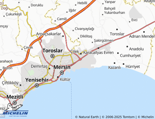 MICHELIN Özgürlük map - ViaMichelin