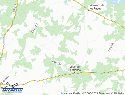 Mapa MICHELIN Cerezal de Puertas ViaMichelin