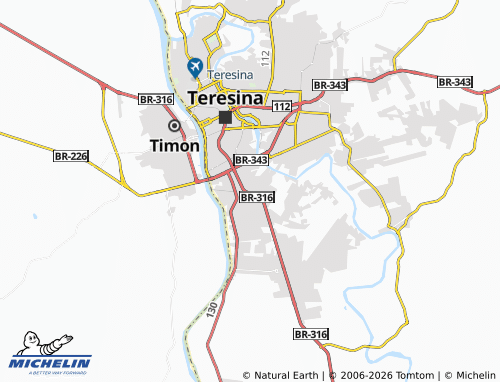 Mappa MICHELIN Lourival Parente - ViaMichelin