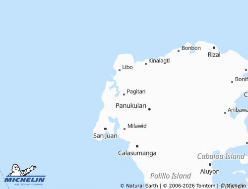 MICHELIN Pagitan map - ViaMichelin