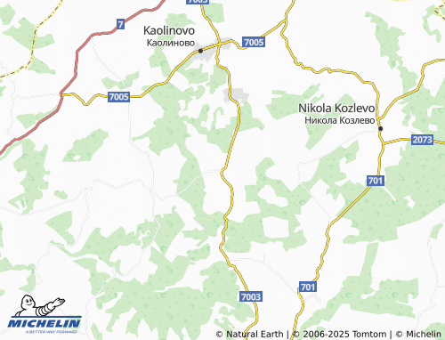 MICHELIN Lyatno map - ViaMichelin