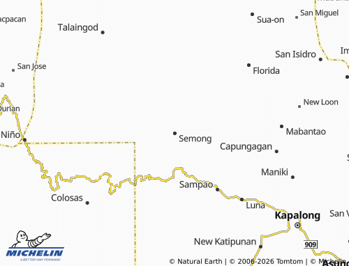 MICHELIN Semong map - ViaMichelin