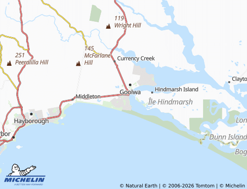MICHELIN-Landkarte Goolwa Beach - ViaMichelin
