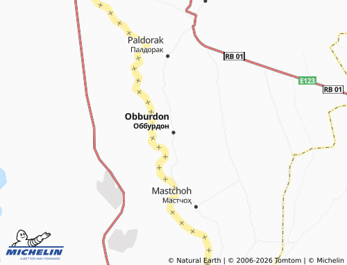 Mappa MICHELIN Obburdon - ViaMichelin