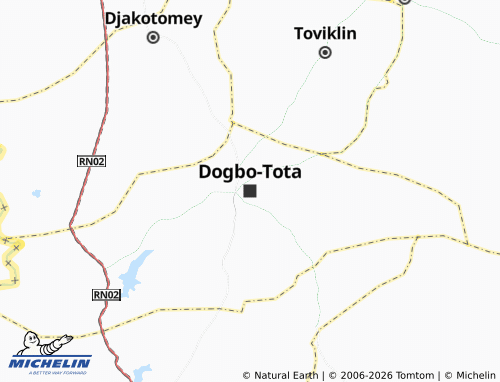 MICHELIN Dogbo-Tota map - ViaMichelin