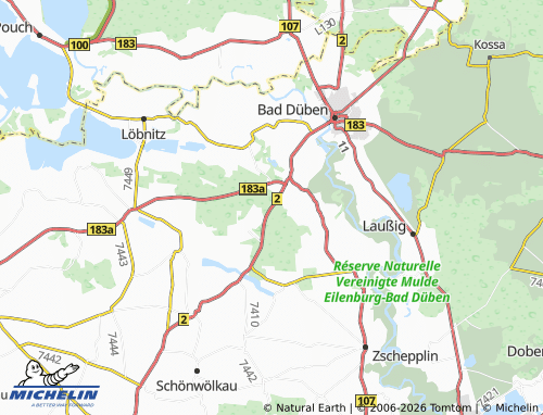 MICHELIN Waldsiedlung map - ViaMichelin