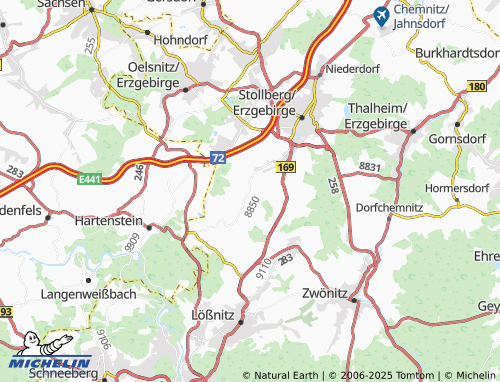 MICHELIN Oberdorf map - ViaMichelin