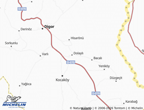 Mappa MICHELIN Dolaylı - ViaMichelin