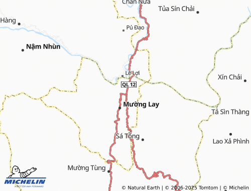 MICHELIN Sông Đà map - ViaMichelin