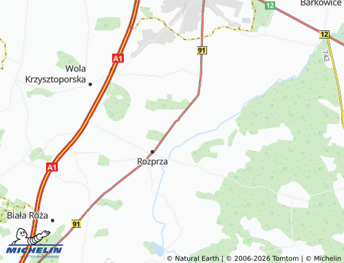 MICHELIN Ignaców map - ViaMichelin