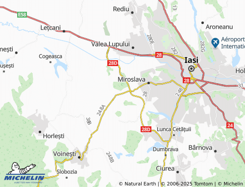 MICHELIN Valea Ursului map - ViaMichelin