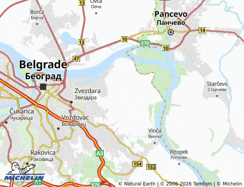Mapa MICHELIN Slanci - ViaMichelin