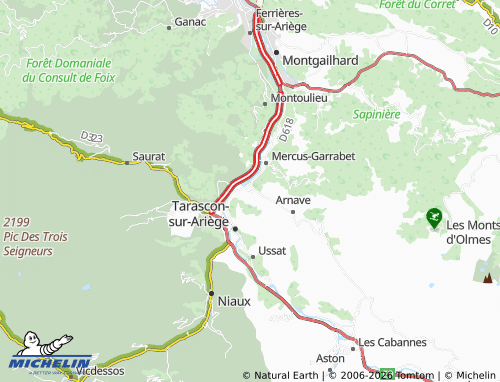 MICHELIN Bompas map - ViaMichelin