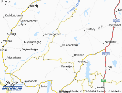 Mappa MICHELIN Balabankoru - ViaMichelin