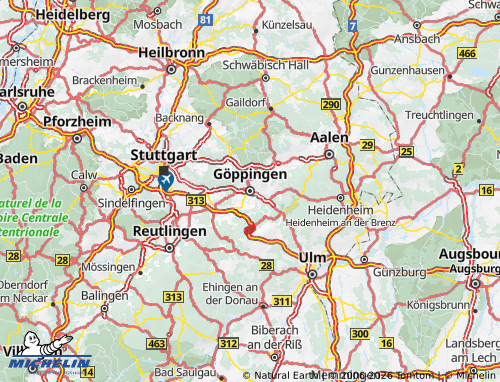 MICHELIN Göppingen map - ViaMichelin