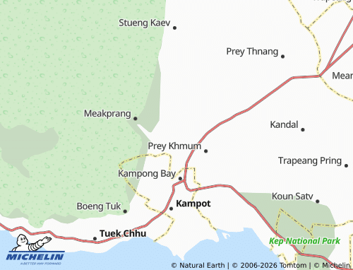 Mapa MICHELIN Kampong Kraeng - ViaMichelin