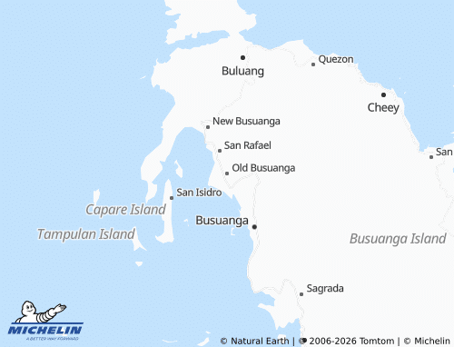 MICHELIN Old Busuanga map - ViaMichelin