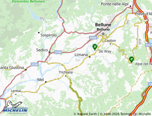 MICHELIN Cesa map - ViaMichelin
