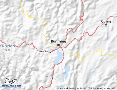 MICHELIN Yunnan map - ViaMichelin
