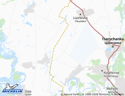 MICHELIN Shcherbynivka map - ViaMichelin