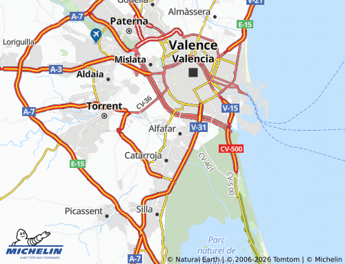 Mappa MICHELIN Benetússer - ViaMichelin