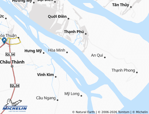 Mapa MICHELIN Long Hòa - ViaMichelin