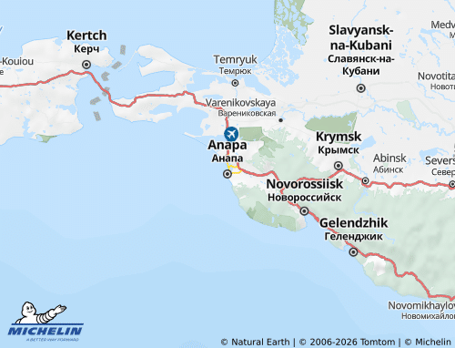 Carte MICHELIN Anapa - ViaMichelin